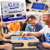 Galápagos, Klask, Jogo de Tabuleiro Competitivo, 2 jogadores, 15min