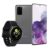 Galaxy S20+ Cinza + Galaxy Watch Active Preto