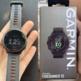 Garmin Relógio Forerunner 55 Preto 42mm com Monitor Cardíaco de Pulso e GPS