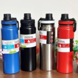 Garrafa Térmica Água Squeeze Alça Inox Academia Quente Frio