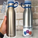 Garrafa Térmica Inox Parede Dupla Matterhorn 591ml Azul Mônaco Contigo