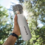 Garrafa Térmica Quick Flip Stanley 710ml Go Bottle Branco Cor Polar