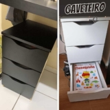 GAVETEIRO MULTIUSO COM 3 GAVETAS