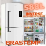 Geladeira Brastemp Frost Free Inverse 588l Branco – Bre85ab