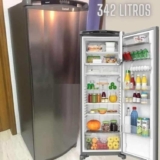 Geladeira Consul Frost Free 342 Litros Cor Inox Com Gavetão