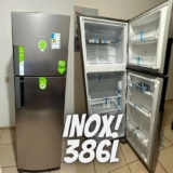 Geladeira Consul Frost Free Duplex 386 litros com Altura Flex cor  Inox – CRM44AK