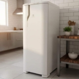 Geladeira Electrolux Cycle Defrost 240L Degelo Prático Uma Porta Branca RE31