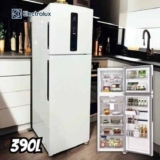 Geladeira Electrolux Frost Free Inverter 390L Efficient AutoSense Duplex Branca (IF43)