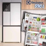 Geladeira Electrolux Frost Free Multidoor Efficient Com Auto Cor Branco 127V