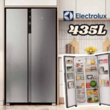 Geladeira Electrolux Side by Side Efficient com Tecnologia AutoSense 435L (IS4S) 220V