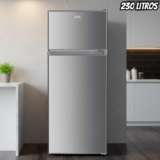 Geladeira Eos 230 Litros Duplex Inox Erv250ds 220v