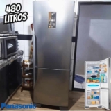 Geladeira Frost Free Panasonic Aço Escovado – Nr-bb71pvfx 127V