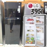 Geladeira LG Frost Free Inverter 395L Duplex Cor Platinum Inox (GN-B392PQD)