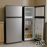 Geladeira Refrigerador Hq Defrost 230 Litros Cinza Hq-230rdf