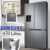 Geladeira Samsung RF49A Inverter Frost Free 3 Portas com Dispenser de Água 470L Inox Look