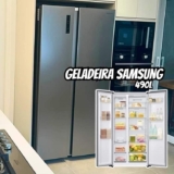 Geladeira Samsung Side By Side Rs52 All Around Cooling 490l Cor Inox look 220V