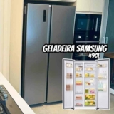 Geladeira Samsung Side By Side Rs52 All Around Cooling 490l Cor Inox look 220V