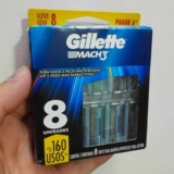 Gillette Mach3 – Carga para Aparelho de Barbear, Leve 8 Pague 6 (o pacote pode variar)
