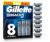 Gillette Mach3 Carga para Aparelho de Barbear Recarregável com 3 Lâminas Afiadas por Mais Tempo, 8 Uds