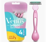Gillette Venus Aparelho de Depilação Descartável Suave Sensitive, 4 Unidades