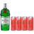 Gin Tanqueray London Dry 750ml – 1 Unidade + Energético Red Bull Melancia The Summer Edition Lata 250ml – 4 Unidades