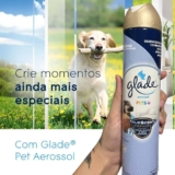 Glade Aromatizador de Ambiente Aerosol Pets, Glade Spray, Odorizador de Ambiente para Cachorro e Gato, 360ml