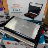 Grill Sanduicheira Cadence GRL621 Eletrica Chapa Misteira Tostex Cor Preto 127V