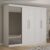 Guarda-Roupa Casal 5 Portas 6 portas Branco Gelius