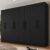 Guarda Roupa Casal Mariah 8 Portas Preto Fosco – Movemax