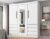 Guarda-roupa com Espelho 3 Portas 6 Gavetas – E77020 Miami