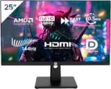 Haiz Monitor Gamer 25” 144hz 0.5ms 1920×1080 Adaptative Sync FHD HDMI/DP IPS VESA