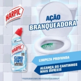Harpic Cloro Forte – Desinfetante Sanitário Líquido Desodorizador, 200ml, Azul