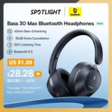 Headphone Baseus Bass 30 Max Cupom