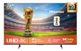 Hisense Smart TV 4K 65 Polegadas 65A6NV com Dolby Vision, HDR10, HLG, Dolby Gaming, Film Maker, DTS Virtual X