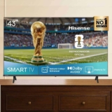 Hisense Smart TV FHD 43″ Polegadas 43A4NV com HDR10, DTS Virtual X, Compatibilidade Alexa e Google Home