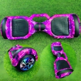 Hoverboard Overboard Skate Elétrico 6.5 Bluetooth Com Led Cor Rosa Galáxia Smart Balance