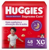 Huggies Fralda Roupinha Supreme Care XG 48 Un