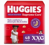 Huggies Fralda Roupinha Supreme Care XXG – 48 Unidades