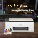Impressora Multifuncional HP Smart Tank 583 Wi-Fi – Tanque de tinta Colorida USB