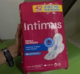 Intimus Absorvente Externo Tripla Proteção Cobertura Suave Com Abas – 42 un