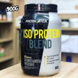 Iso Protein Blend Probiótica Sabor Morango Suplemento Academia
