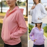 Jaqueta Corta Vento Feminino Capuz E Bolso Izing Leve