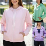 Jaqueta Feminina Izing Corta Vento Tendencia 2025 Fitness As