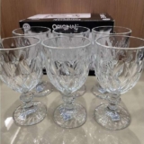 Jogo C/ 6 Taças Vidro Diamond Transparente – Treelar