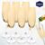 Jogo de 6 tacas para champanhe Gastro em cristal ecologico 220ml A24cm cor amarela-AMARELO – Bohemia- Full Fit