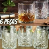 Jogo de Copos de Vidro 330ml 6 Peças Haus – Pavillion