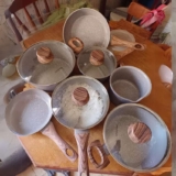 Jogo De Panelas 10 Pçs Indução Vanilla Revestimento Cerâmico – Mimo Style