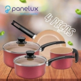 Jogo De Panelas 4 Peças Magnific Cereja Antiaderente Panelux
