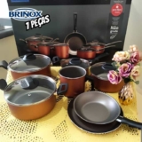 Jogo de Panelas 7 peças Clove, Cobre, Brinox