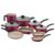 Jogo De Panelas 9 Peças Turim Vermelho Tramontina